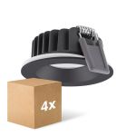 Lot 4x Ledvance LED  SPOT AIR FIX Aluminium  6W 510lm 36D - 930 Blanc Chaud | Diamètre 68mm - IP65 - Meilleur Rendu Des Couleurs -  Dimmable