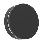 Eglo Applique Murale Pedersano Aluminium Noir 8W 800lm - 827-840-865 CCT | IP44