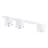 Emibig Plafonnier Nano Acier Blanc | Convient pour 3x GU10 (AR111) - Max 12W