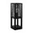 Eglo Lampadaire extérieur Alamonte 3 Extérieur Acier Noir | Convient pour E27