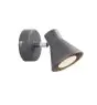Nordlux Eik Applique Murale Métal Gris | Convient pour 1x GU10