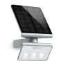 Steinel LED Applique Murale XSolar L-S Argent 150lm - 830 Blanc Chaud | Solar - Détecteur De Mouvement Et De Lumière 