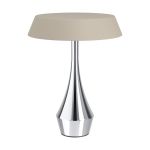 Eglo Tafellamp Turcio Staal Chroom 5W 310lm - 825-830-840 CCT | IP44 - Touch Dimbaar - USB-C