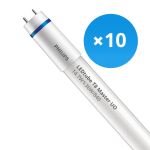 Voordeelpak 10x Philips LED Buis T8 MASTER (EM/Mains) Ultra Output 14.7W 2500lm - 840 Koel Wit | 120cm - Vervangt 36W