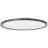 Brilliant Brennan Plafondlamp Kunststof Zwart Wit 18W 2700lm - 827-840 CCT | 420mm - IP44 - 3-Staps Dimbaar