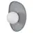 Ledvance Decor Wandlamp Beton Nest Grijs | Geschikt voor 1x G9