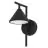 Ledvance LED Decor Wandlamp Fuji Zwart 5W 180lm - 930 Warm Wit| Beste Kleurweergave