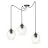 Emibig Hanglamp Level Staal Zwart | Geschikt voor 3x E27 - Max 15W