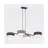 Emibig Hanglamp Drumz Staal Zwart | Geschikt voor 4x E14 - Max 10W