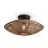Good&Mojo Plafondlamp Tanami Rattan Bruin | Geschikt voor 1x E27 