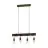 Eglo Hanglamp Townshend 4 Staal Bruin | IP20 - Geschikt voor 4x E27 
