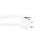Noxion Euro Voedingskabel - C7 Europlug + Open uiteinden - Wit 2m - 2 pole 0,75mm2