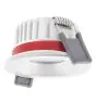Ledvance LED Spot Fire Rated Aluminium Wit 8W 680lm 36D - 930 Warm Wit | Zaagmaat 68mm - IP65 - Beste Kleurweergave - Dimbaar