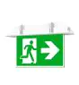 Noxion LED Nooduitgang bord 1W 20lm - 860 Daglicht | Emergeny 3H - Autotest - incl. 4 richtingen