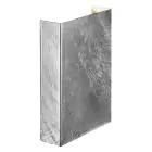 Nordlux Fold 10 Wandlamp  Staal Zilver Up & Down 10.4W 225lm - 830 Warm Wit