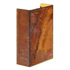 Nordlux Fold 10 Cortenstaal Wandlamp Roestig Up & Down 7.5W 225lm - 830 Warm Wit