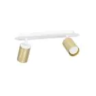 Emibig Plafondlamp Zen Staal Wit | Geschikt voor 2x GU10 - Max 10W