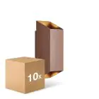 Voordeelpak 10x Nordlux Nico Wandlamp Aluminium Roestig Up & Down | Geschikt voor 2x GU10