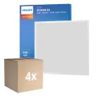 Voordeelpak 4x Philips LED Paneel Ledinaire RC065B G5 28W 3400lm - 830-840 CCT | 60x60cm - UGR 